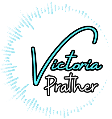 Logo for Victoria Prather: On-camera actor & voice talent for commercials, dubbing, video games, film, television & more. EN/DE speaking.